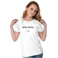 thumbnail image 3 of Funny Okey Dokey Happy Face Joke Womens Fitted Plus Size Graphic Tee Brisco Brands 2X, 3 of 6