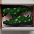 thumbnail image 3 of Marijuana Shoes Womens Mens Road Running Shoes Tennis Walking Sneakers Black Size 13, 3 of 5