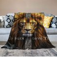 thumbnail image 2 of JEUXUS  Bible Verse Blanket, Christian Gifts for Women, Lion Blanket Prayer Blanket Jesus Gifts for Women Man, Super Soft Throw Blankets for Couch Sofa Bed Warm Gifts, 2 of 6