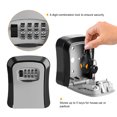 thumbnail image 2 of WALFRONT 4 Digit Key Safe Security Storage Lock Box Combination Wall Mount Organizer US, Key Storage Lock Box, Wall Mount Lock Box, 2 of 7