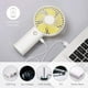 thumbnail image 4 of Ventilador de mano portátil, ventilador personal recargable con batería de 4000 mAh, 6-15 horas de tiempo de trabajo para actividades al aire libre, regalo de verano para hombres y mujeres, 4 of 5