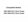 thumbnail image 3 of Passenger Right Side Door Window Door Glass Compatible with Saturn SC1 SC2 2 Door Coupe 1997-2002 Models, 3 of 4
