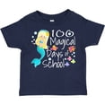 thumbnail image 3 of Inktastic 100 Magical Days of School with Blue Mermaid and Fish Boys or Girls Toddler T-Shirt, 3 of 5