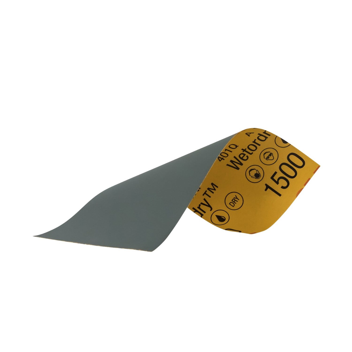 (3 pack) 3M Wetordry Sandpaper, 3 2/3 in x 9 in, 1500 Grit, 5-Pack