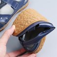 thumbnail image 4 of SHENGXINY Hollow Genuine Leather Breathable Soft Flat Sandals Summer Women Shoes Woman Casual Solid Buckle Strap Ladies Sandals, 4 of 5