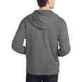 thumbnail image 3 of Mens Ultimate Heavyweight Zip Up Hoodie Jacket Fleece Essentials Outerwear, 3 of 3