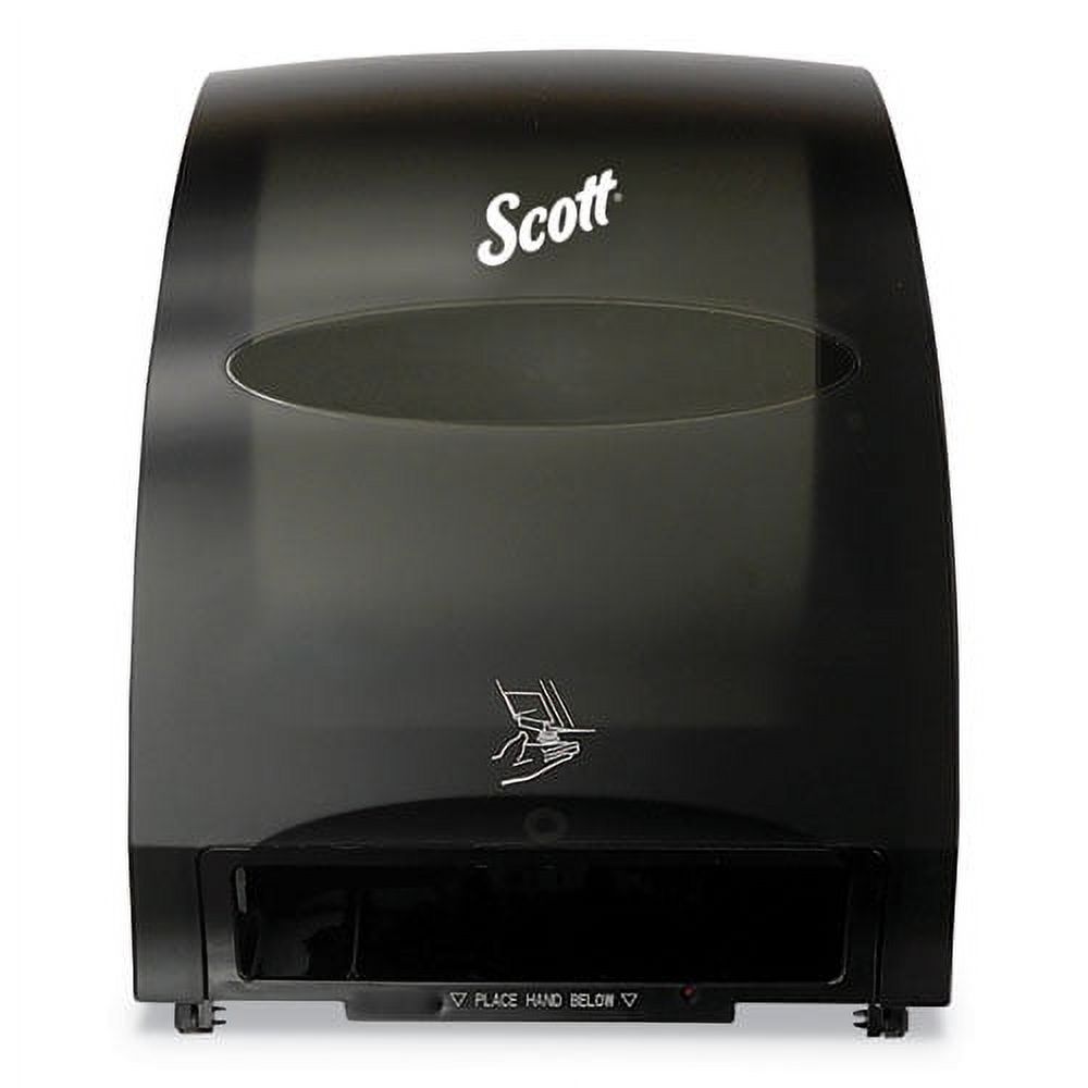 Essential Electronic Hard Roll Towel Dispenser, 12.7 X 9.57 X 15.76, Black | Bundle of 2 Cartons