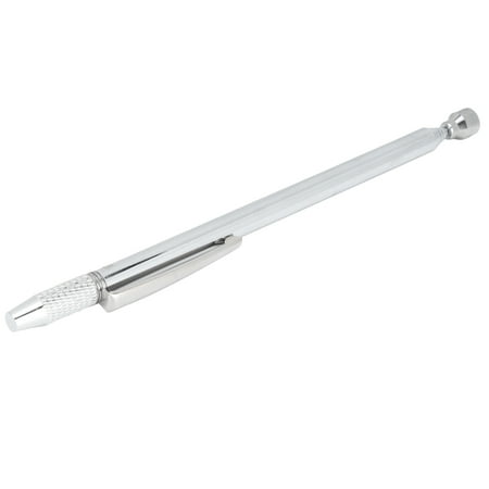 

ESTINK Pickup Pen Pickup Stick Telescopic Picker LAN‑5006 Stainless Steel 2lb Permanent Magnet Pickup Pen Tool Silver
