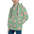 thumbnail image 4 of Kirby Star Youth Sweatshirt Hoodies Fashion Teen Hooded Hoody Pullover Clothes With Pocket For Boys Girls Clothing, 4 of 8