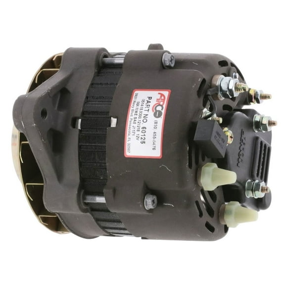 ARCO 60125 Alternator for OMC Cobra - 12 Volt, 55 Amp, Internal Regulator