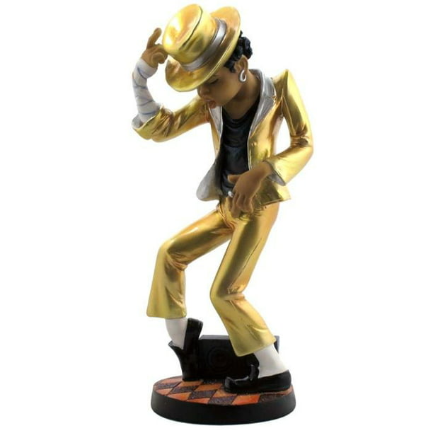 8.25 Inch Michael Jackson Dancing Inspired Statue Figurine, Gold ...