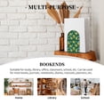 thumbnail image 7 of Pofeuu Tropical Fruit Print Large Bookend Hold Heavy Books- Wood Bookends for Heavy Books Heavy Duty Book Ends Wood Bookends for Office Desk Non-Skid, 7 of 7