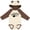 Natural & Brown w Ears, variant on Inktastic Someone in Washington Loves Me Boys or Girls Long Sleeve Baby Bodysuit