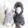 thumbnail image 4 of DOPI Puppy Clothes Keep Warm Soft Texture Comfortable Fashionable Windproof Pet Dog Pajamas for Daily Wear, 4 of 5