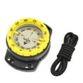 thumbnail image 1 of Soidarity ABS acrílico operación subacuática brújula de muñeca al aire libre hombres mujeres Freediving 50m calibre impermeable herramientas de Deportes acuáticos Amarillo Soidarity OD002495-02B, 1 of 5
