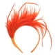 thumbnail image 1 of Tocado de plumas para novia, accesorio creativo para fotos (naranja), 1 of 5