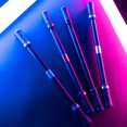 thumbnail image 2 of Pen Spinner Exercise Flexible Fingers Professional Tpr Rubber Black Samurai Spinning Pen For Adults, 2 of 3