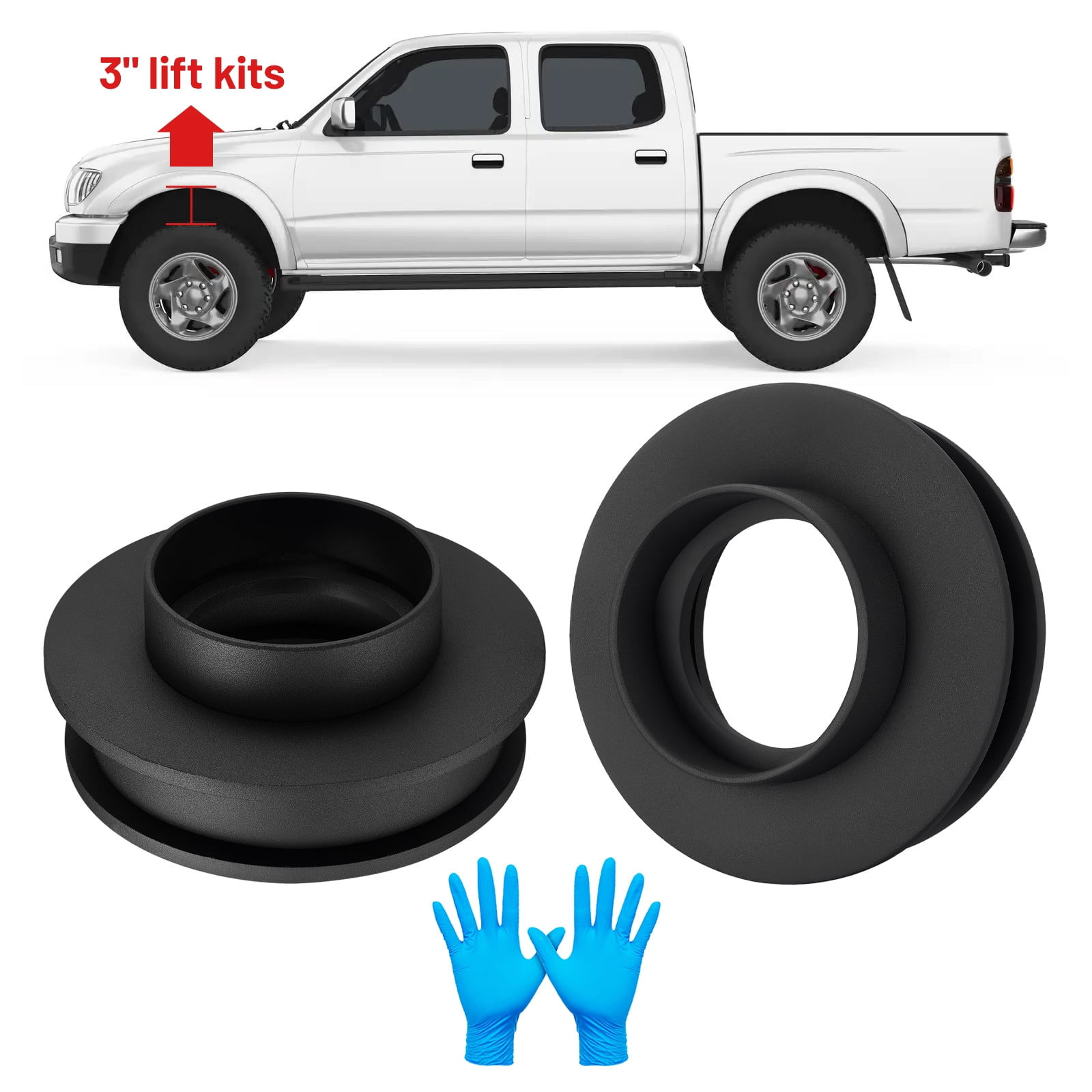SPEEDWOW 3" Front Leveling lift kit Compatible with 1999-2006 Chevrolet Silverado/GMC Sierra 1500 2WD