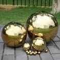 thumbnail image 5 of Gazing Ball Stainless Steel Polished Ornament Sphere,Seamless Polished Reflective Smooth Mirror Garden Globe Hollow Ball for Photography Home Outdoor Swimming Pool Hotel Decoration - 200mm, 5 of 8