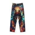 thumbnail image 6 of Daiia Mystic Wolf Dreamcatcher Men's Sleep Pant with Pockets and Drawstring,Pajama Pants-Small, 6 of 9