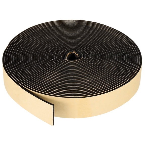 Foam Insulation Tape 1-1/2" W x 1/8" t x 32.8ft Stripping Door Seal Strip