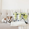 thumbnail image 4 of Ambesonne Sports Throw Pillow Cover 2 Pack, Pitcher Hits the Ball, 20", White Green, 4 of 7