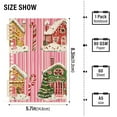 thumbnail image 2 of FORMRS 1-Subject Spiral Notebook 8" x 5" College Ruled 60 Refillable Sheet, 2 Pack, Pink Christmas House, 2 of 7