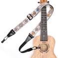 thumbnail image 1 of Correa para ukelele IHOBOR ajustable con doble gancho en J, diseño de diente de león, 1 of 7