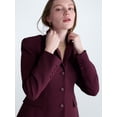 thumbnail image 5 of Scoop Women's and Women's Plus Notched Hourglass Blazer, Sizes XS-XXL, 5 of 6