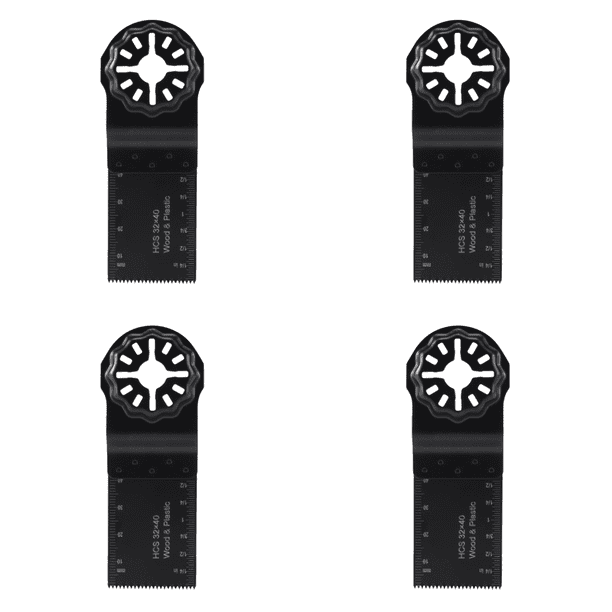 Compatible Con Hoja Bimetálica Starlock BIM Herramienta Oscilante Eléctrica para Cortar Clavos Y Metal Hoja Multiusos (32 Mm) (diente Normal) (empaquetada en Burbujas)