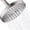 Brushed Nickel-2.5 GPM, variant on 6 Inch Rainfall Shower Head Chrome 1.8 GPM 2 Spray Settings Adjustable Angle Bathroom Replacement