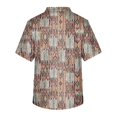 thumbnail image 3 of LINMOUA Plus Size Halloween Printed Scrub Working Uniform Tops For Men's Cross V-Neck Short Sleeve Fun T-Shirts Workwear Tee With Pockets, 3 of 3