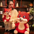 thumbnail image 5 of Año Nuevo Tigre Peluche Rojo Sofá Año Nuevo Accesorios Regalos de Vacaciones, 35CM,11 Feliz Sencillez, 5 of 5