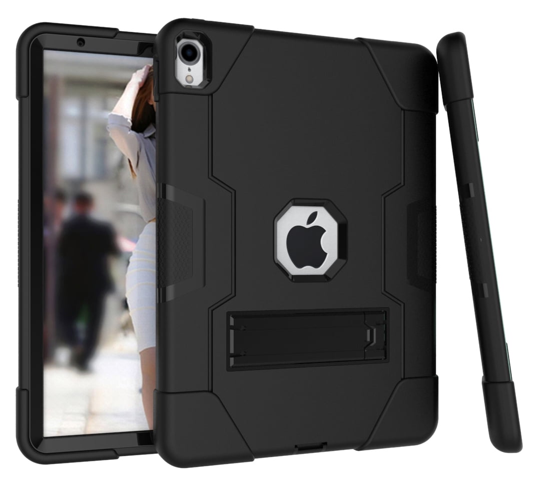 iPad Pro 11 inch Case, Rugged Kickstand Series Allytech Shockproof Heavy Duty Hybrid Three