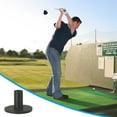 thumbnail image 4 of Uxcell 1.5 Inch Rubber Golf Tee, 6 Pack Tall Training Driving Range Tee Stable Ball Holder, Black, 4 of 5