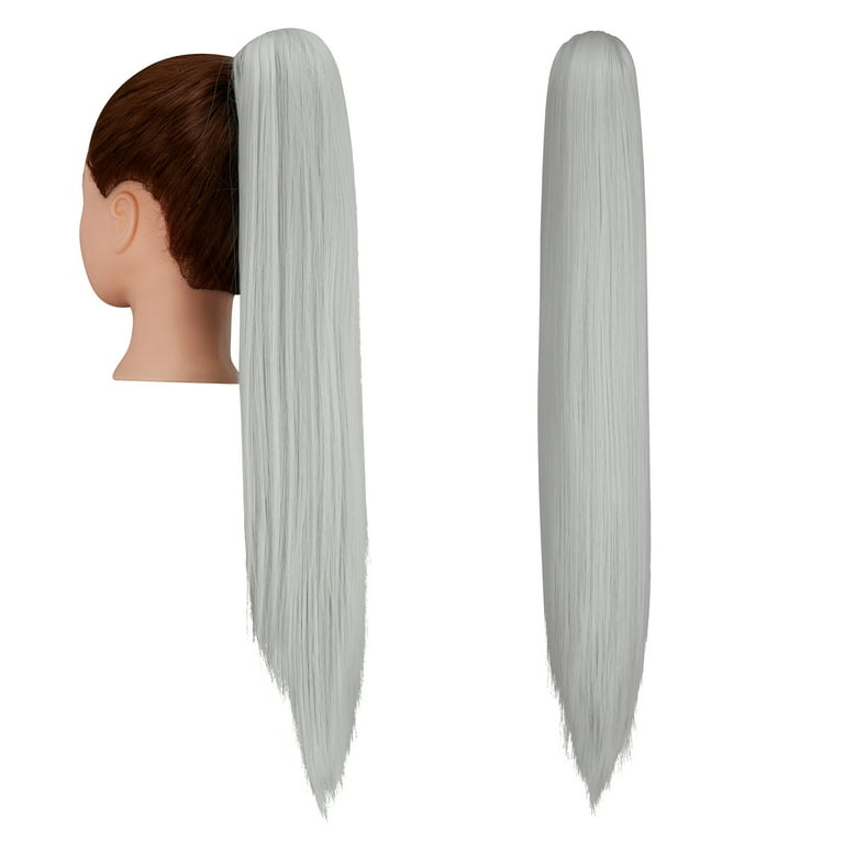 Ponytail extension cheap silver