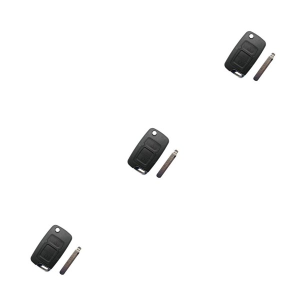 Sidaley Carcasa para llave de coche, reemplazo portátil, elegante, plegable, para control remoto automotriz, funda protectora para mando a Type1 NO1