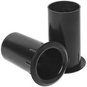 XISAOK 4 Inches Subwoofer Woofer Speakers Ports Connectors Tube Inverter Speaker Vent (Set of 2) Black,35x67mm