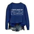 thumbnail image 3 of Women's Winter Fashion Sweatshirt Festive Christmas Print Round Neck Top Hooded Sweatshirt Women Zippe Warm Pants Women Petite Hoodie Jacket Lace up Long Sleeve Sweatshirt Junior Sweatshirts Plain Hot, 3 of 3