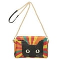 thumbnail image 2 of FORMRS Women Crossbody Purse with Chain Strap Vegan Leather Shoulder Handbag, Black Cat, 2 of 7