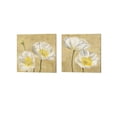 thumbnail image 2 of Poppies on Gold by Luca Villa Canvas Art Set of 2 14 inch X 14 inch Each, 2 of 4