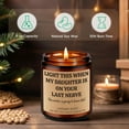 thumbnail image 3 of Scented Candle - Son in Law Gifts - Cool Valentines Day, Birthday Gifts for Son in Law - SIL Present from Mother, MIL, Father - Funny Wedding, Anniversary Ideas for Future Adult SIL, 3 of 3