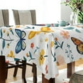 thumbnail image 3 of BZSMCE Square Tablecloth Butterfly Pattern Pattern Tableclothes, 3 of 9