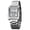 White, variant on Men's Digital Watch, Stainless Steel Bracelet 30M Waterproof Square Watch with Alarm, Stopwatch, Countdown Timer, Dual Time and EL Backlight, Casual Sports Wristwatch Gift for Men