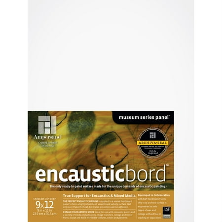 UPC: 0707310829122 | Ampersand Art  Encausticbord  Cradled  1-1/2  Profile  9  x 12
