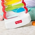 thumbnail image 4 of Fisher-Price Drop Through Rock-a-Stack Baby & Toddler Developmental Activity Toy, 5 Coins, 4 of 6