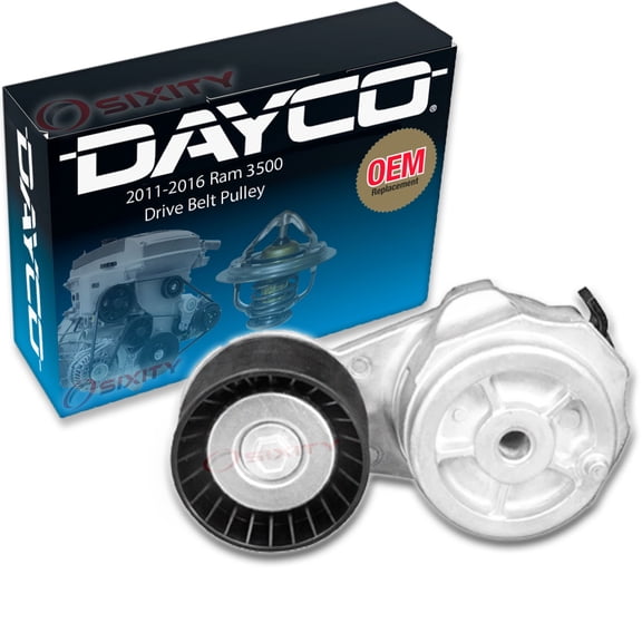 Dayco Drive Belt Tensioner Assembly compatible with Ram 3500 6.7L L6 2011-2018