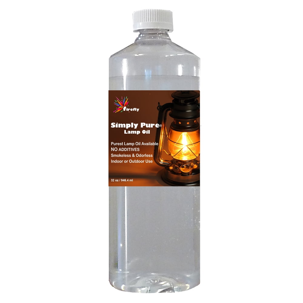 Firefly Candle and Lamp Oil 32 oz Smokeless & Odorless Simply