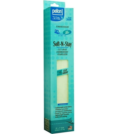 Pellon Soft-N-Stay Cut-Away Stabilizer, 12" x 11 Yards