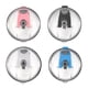 thumbnail image 2 of 4 Pack 20 Oz Tumbler Replacement Lid,Spill Proof,Tumbler Lids for Yeti,Rambler,Ozark Trail, Straw Fr, 2 of 5